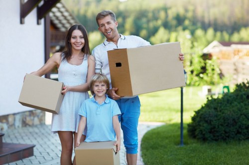 Eco-friendly packing materials used by Storage Kensington movers