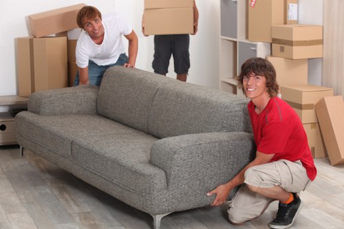 Organized moving day activities