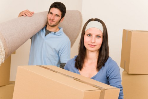 Efficient transportation of business assets in Storage Kensington